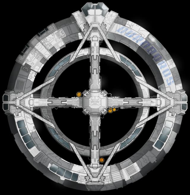 Ouroboros map, Original Exterior variant