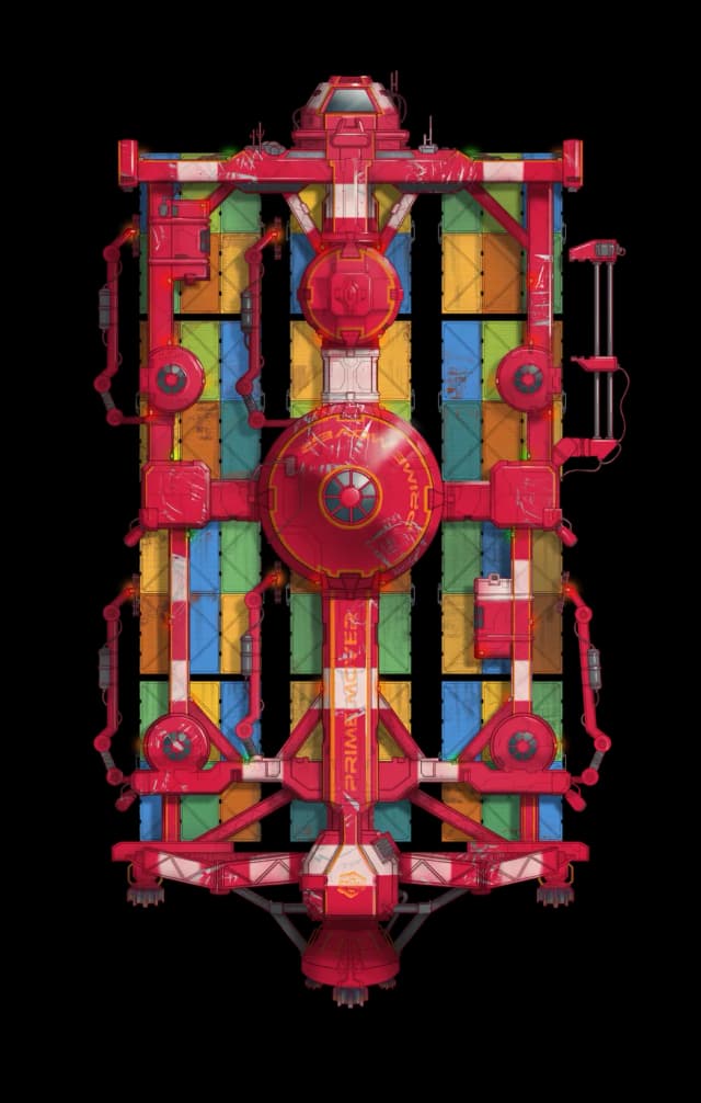 Prime Mover map, Original Exterior variant